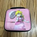 VTG Nintendo DS 2DS 3DS DSi Super Mario Princess Peach Pink Travel Carrying Case