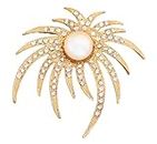 SYGA Brooch Pin Fashion Crystal Rhinestone Jewellery Pin Vintage Accessories Decoration Clothing Bouquet Brooches for Bridal Women Girl- S31