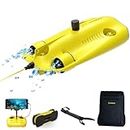 Chasing Gladius Mini S Upgraded Underwater Drone Diving Equipment 4K Resolution + EIS Camera Dive to 330ft, 660ft radius wide ROV, with Robotic Arm and Premium Backpack (MINI S)