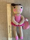 Fair Trade Handmade 10” Wool Doll Ballerina DANDY PALS Ecuadorian Clothing Co