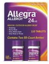 Allegra Allergy 24 Hour 180mg - 110 Tablets,exp 11/24