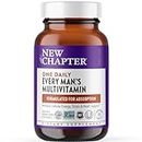 New Chapter Men's Multivitamin, Every Man's One Daily, Fermented with Probiotics + Selenium + B Vitamins + Vitamin D3 + Organic Non-GMO Ingredients - 48 Count (Pack of 1) (Packaging May Vary)