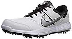 Nike Durasport 4, Zapatillas de Golf Hombre, Blanco (White/Metallic Silver/Black 100), 42.5 EU