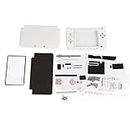 Replecement Case for Nintendo 3DS LL, Full Housing Case Cover Shell Repair Parts Complete Replacement Kit for Nintendo 3DS XL White