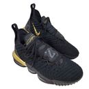Zapatos de baloncesto Nike LeBron 16 I'm King 2018 para hombre talla 12 negros y dorados bq5969