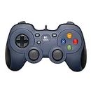 Logitech G F310 Wired Gamepad, Controller Console Like Layout, 4 Switch D-Pad, 1.8-Meter Cord, PC/Steam/Windows/AndroidTV - Grey/Blue