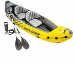 Intex Explorer K2 Kayak Set Kayak Gonfiabile 2 Persone con Remi e Pompa