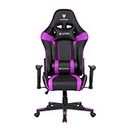 Oversteel - ULTIMET Professional Gaming Chair Leatherette, 2D Armrests, Height Adjustable, Reclining Backrest 180º, Gas Piston Class 3, Up to 120Kg, Purple