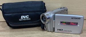 Hitek HD. Digital Video Camera Silver Untested 20 Mega Pixel