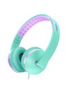 Tech Kids Headphones for Girls, Wired Headphones for Kids, Adjustable Headband