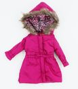 Chaqueta de algodón con capucha rosa Our Generation se adapta a la ropa de muñeca American Girl de 18