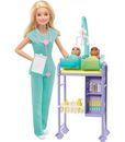 Barbie Careers Muñeca Doctora y Bebé con Accesorios Juguete para Niñas