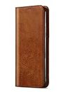 WHITBULL Slim Magnetic Closer Stand Leather Flip Case Cover for Apple iPhone 6 Plus/Apple iPhone 6s Plus - Brown