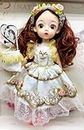 Fratelli Babbie Doll Cutest Doll with Movable Joints - Made to Move Doll with 3D Eyes & Beautiful Dress (Bella Doll White)
