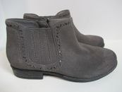 Earth Womens Avani Buxton Gray Suede Boots Ankle Booties Shoes 7 M Relief Pod