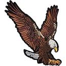 Bald Eagle Embroidered 10.5" Extra-Large Sew-On Patch for Backpacks, Jackets, and Vests