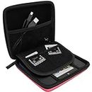 iGadgitz U2705 - EVA Hard Case Cover Compatible with Nintendo 2DS - Pink