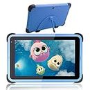 8 inch Kids Tablet Android Tablets for Kids,AX Wifi 6,1280x800 IPS HD Display,2GB RAM 32GB ROM TF 256GB Toddlers Tablet with Parental Control,5+8MP Camera,WiFi,with Kids-Tablet Case and Stand (Blue)