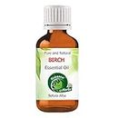 Globatic Herbs BIRCH TAR Essential Oil 30 ml (Betula Alba) Organic, Undiluted, Aromatherapy & 100% Therapeutic Grade