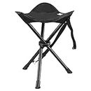 SSWERWEQ Chaise de pêche Portable Tripod Stool Folding Chair with Carrying Case for Outdoor Camping Walking Hunting Hiking Fishing Travel