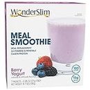 WonderSlim Meal Replacement Smoothie, Berry Yogurt, 15g Protein, Gluten Free (7ct)