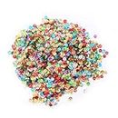 Assorted Holographic Round Dome Sequins - DIY Jewelry, Clothing, and Performance Costume Accessories (100g, Approx. 8000 Pieces, 6mm Diameter, PVC Material)