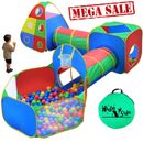 Hide N Side Kids Ball Pit Play Tents Tunnels w/ Basketball Hoop &more FREE SHIP!