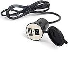 AOW Attractive Offer World Motorcycle Bike Mobile Phone USB Charger 12v Waterproof Universal for All Bikes