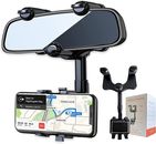 EPN 360° Car Phone Holder Rotatable, Retractable Rearview Mirror Mount Universal