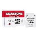 Gigastone 32GB MicroSD Card UHS-I U1 Class 10 SDHC Memory Card with SD Adapter High Speed Full HD Video Nintendo Dashcam GoPro Camera Samsung Canon Nikon DJI Drone
