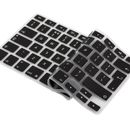 UK/EU Black Skin Keyboard Cover For Apple MacBook Air Pro 11'' 13'' 14' 15'' 16'