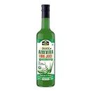 MOONWAKE AloeVera Fiber Juice | For Glowing Skin & Healthy Hair | Organic & Natural Juice Made With Cold Pressed Aloe Vera | No Added Sugar - 400ml