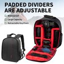 Compact Professional Waterproof Photo Video DSLR Camera Backpack Travel Bag Pack