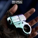 Pistola de aleación de descompresión plegable EDC anillo giratorio manual juguetes para adultos