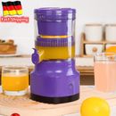 Electric Citrus Juicer Juice Extractor Detachable for Home Travel (Purple)