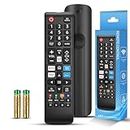 New Universal Samsung Tv Remote Control for All LCD LED HDTV 3D Curved Frame Solar TVs, Samsung Remote Controls For Smart Tv With Buttons, Netflix Prime Video Rakuten Tv Disney With 2xAAA Batteries