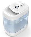 Homvana - Umidificatore per camera da letto, 5 l, Cool Mist Humidifier, diffusore di aromi per cameretta dei bambini, durata 40H, funzionamento silenzioso, diffusore auto, umidificatore con luce