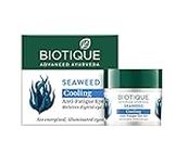 Biotique Bio Seaweed Revitalizing Anti Fatigue Eye Gel | Contains Wild Seaweed, Nutmeg, & Honey | Reduces Dark Circle and Puffiness | Suitable for All Skin Types | 15g