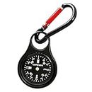 Eidyer Compass with Keychain, Carabiner Compass, Pocket Compass, Orientation Compass, Travel Accessory for Outdoor Camping, Sport Hiking, Navigation, Outdoor Use