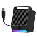[RGB] USB Altavoces para computadora de escritorio/PC/portátil | Pequeños externos Plug-N-Play