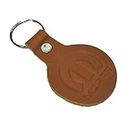 Mopar Round Leather Keychain Accessories (Sepia)