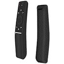 Silicone Protecitve Case Cover Holder Compatible for Samsung New Smart 4K Ultra HDTV Remote Control of BN59 Series,Light Weight[Anti-Lost] Anti Slip Shockproof Remote Skin Sleeve Protector-Black
