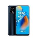 OPPO A74 - Smartphone 4G Débloqué - Téléphone Portable 4G - 128 Go - Écran AMOLED FHD+ - Triple Capteur Photo 48 MP - Processeur Qualcomm Octa-Core - Charge Rapide - Noir Prisme