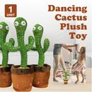 Dancing Cactus Plush Toy Electronic Shake with song cute Dance Succulent Gift AU