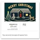 Amazon Pay eGift Card - Christmas Gift card - Merry Christmas Decorated Home