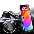 VANMASS BEST Car Phone Holder【65LBS Strongest & Safest Suction】 Upgraded Military-Grade Universal Mobile Van Mount Safety Certs Windscreen Dashboard Vent Cradle for iPhone 15 Pro Max 14 13 12 Samsung