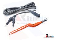 Cable bipolar antiadherente bayoneta, naranja reutilizable-20 cm, 22 cm y 3 mtr: opciones