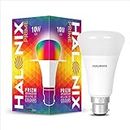 Halonix Prime Bluetooth Base B22D 10 Watt smart led bulb (16 Million Colors + Warm White/Neutral White/White)