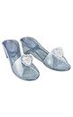 Rubie's Girls Rubies Cinderella Jelly Shoes Girls Fashion Sandals, Blue, 3 US Little Kid UK