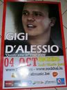 GIGI D'ALESSIO  70x100cm Affiche Originale Concert
